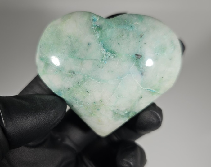 Phoenix Stone Heart Palm Stone