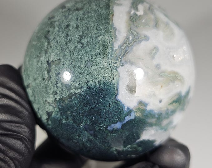 54mm Moss Agate Sphere