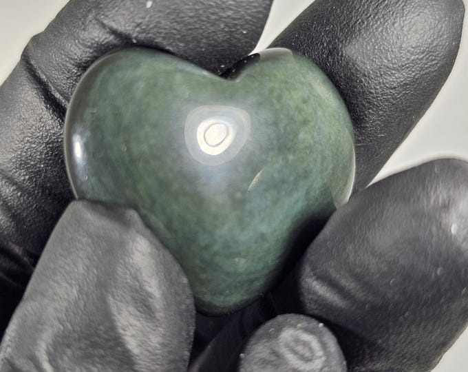 Mini Rainbow Obsidian Heart