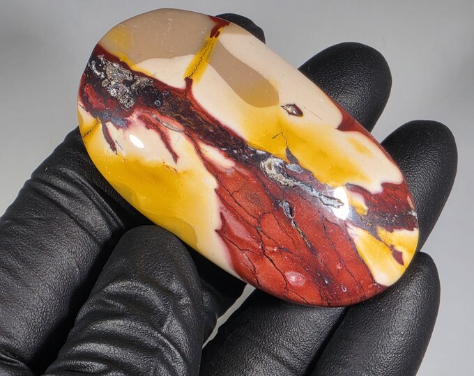 Mookaite Palm Stone
