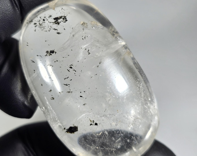 Clear Quartz Palm Stone *Imperfect