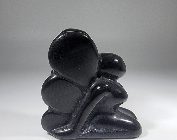 Obsidian Fairy Carving