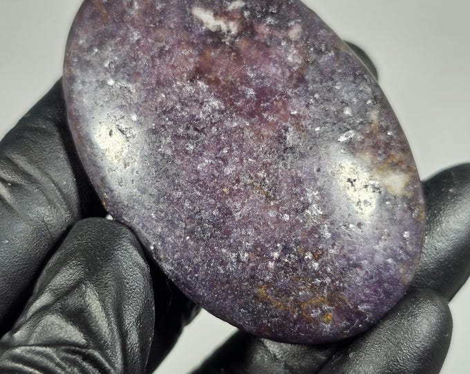 Lepidolite Palm Stone