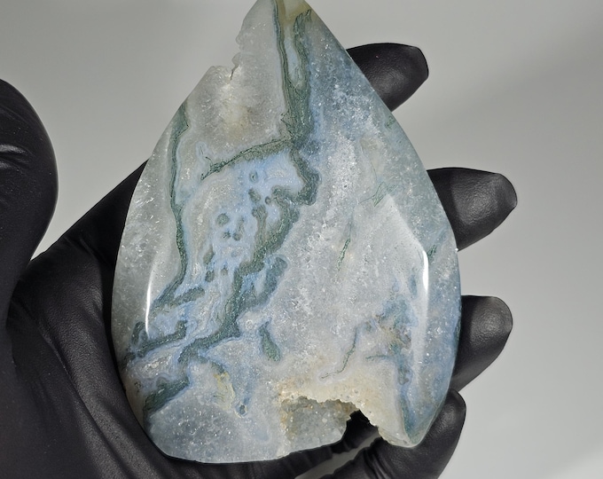 Moss Agate Freeform/Flame