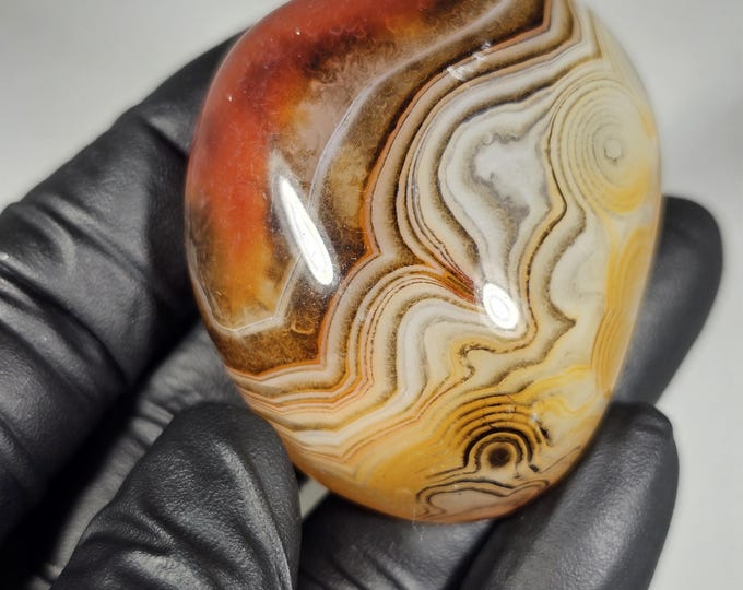 Sardonyx Palm Stone