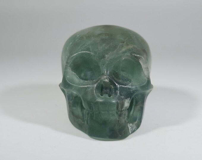 1.9" Fluorite Skull Carving *Imperfect