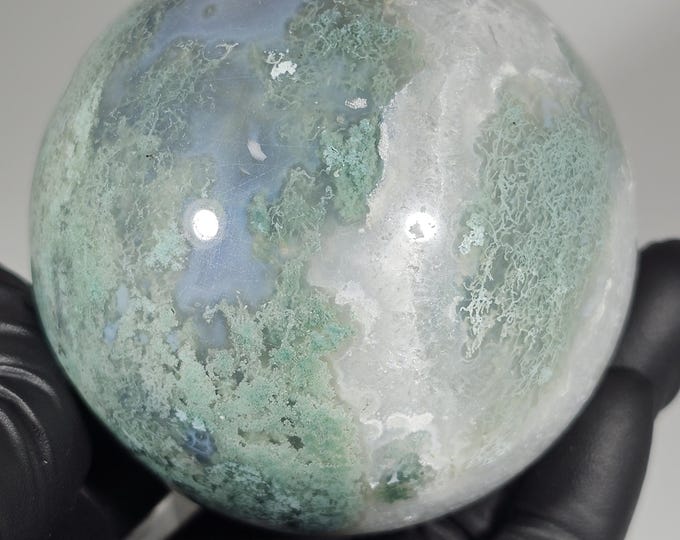 65mm Moss Agate Sphere