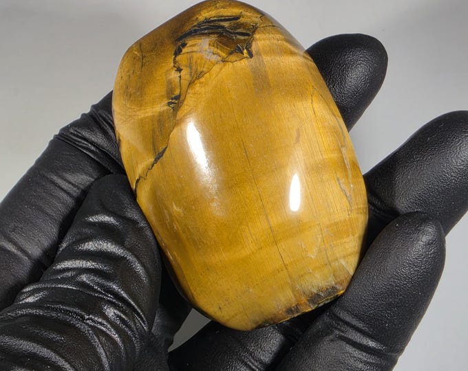 Tigerseye Palm Stone *Imperfect