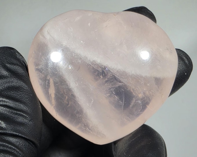 Rose Quartz Heart Stone