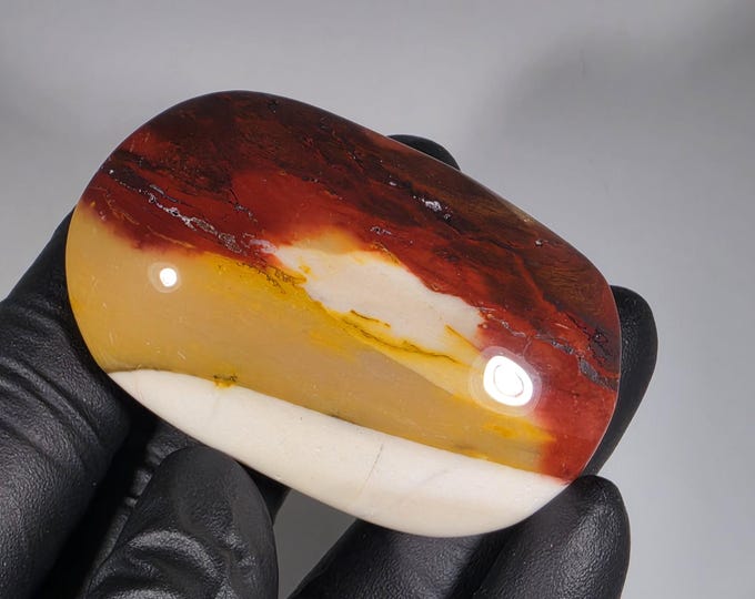 Mookaite Palm Stone