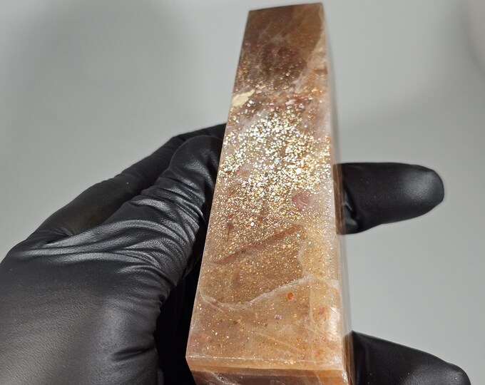 4.4" Golden Sunstone Tower