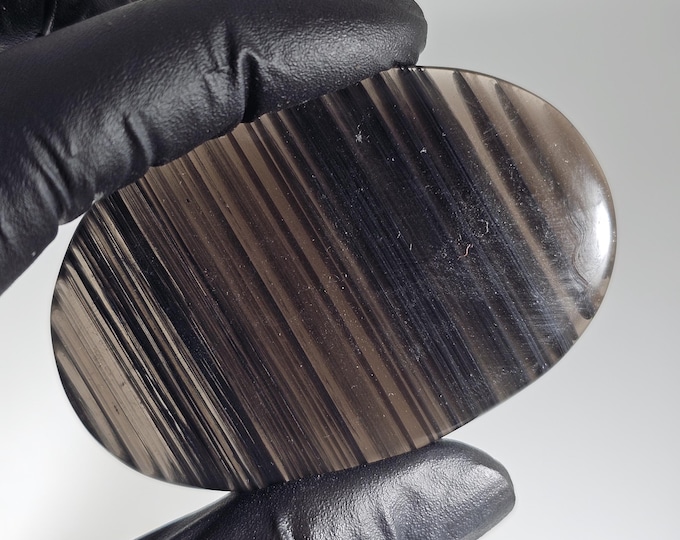 Midnight Lace Obsidian Palm Stone