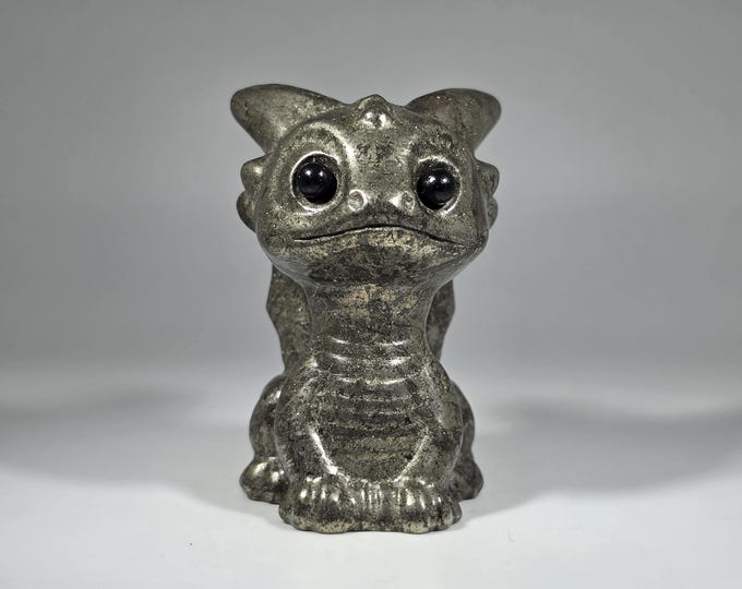 Pyrite Dragon Carving
