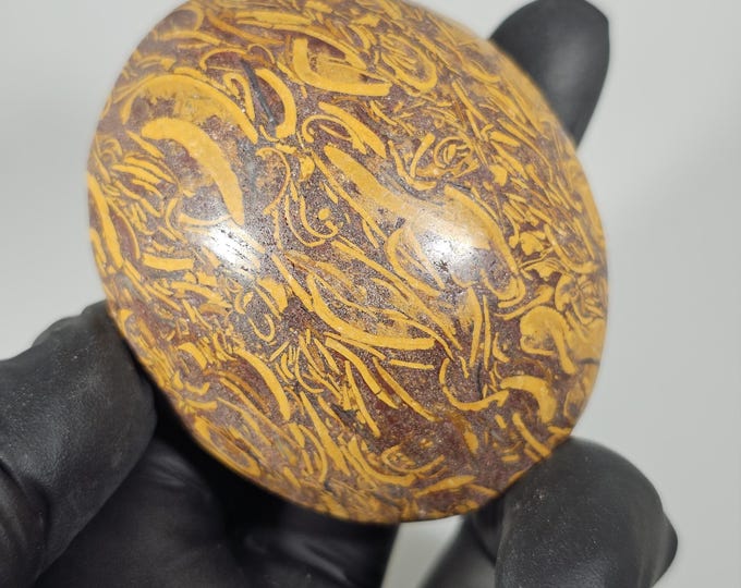 Calligraphy Jasper Palm Stone