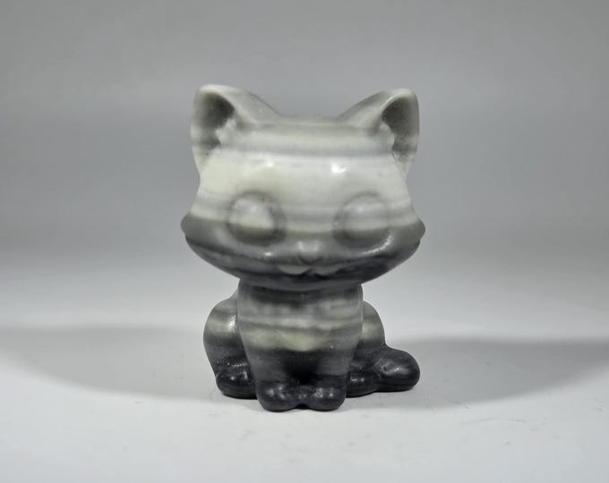 Taiji Jade Cat Carving