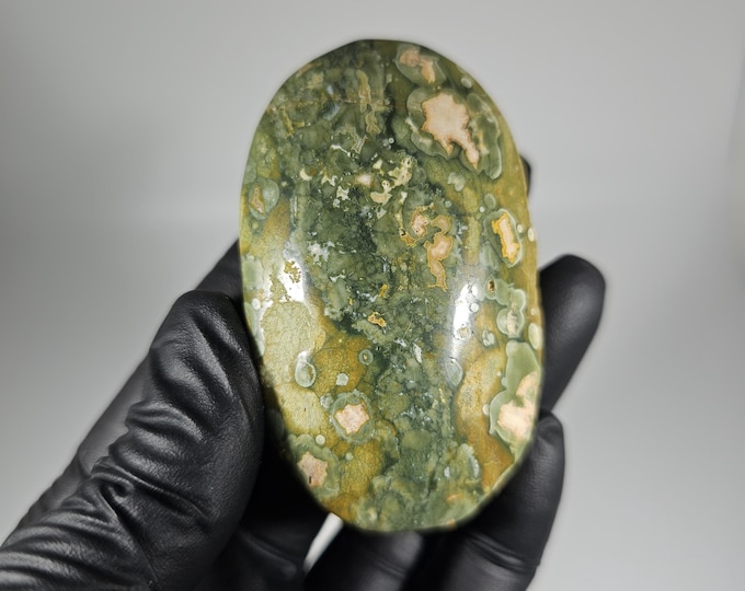 Rainforest Jasper Palm Stone