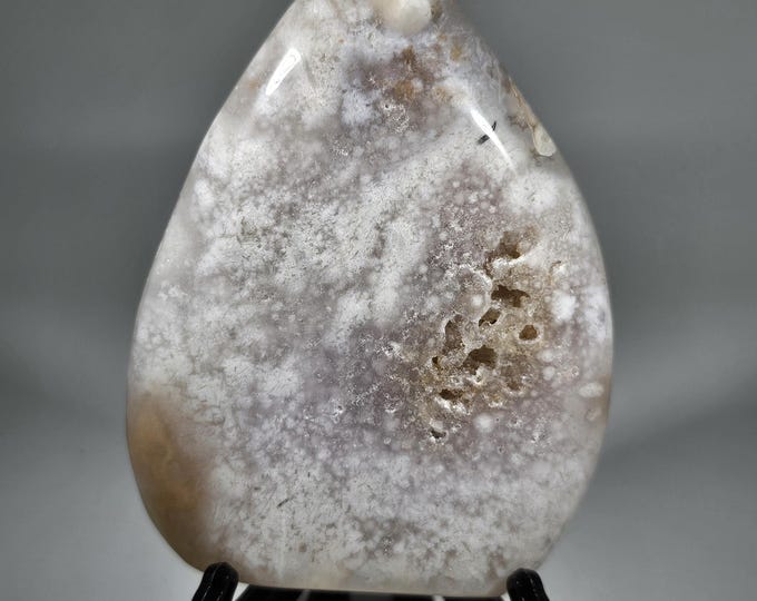 Pink Amethyst Freeform/Flame *Wobbly comes with stand