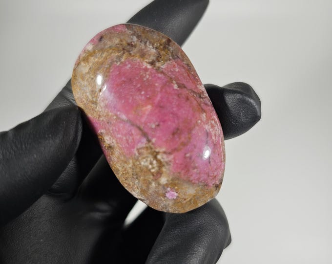 Small Cobalt Calcite Palm Stone