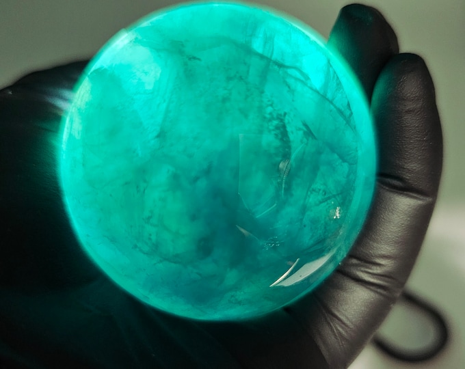 52mm Blue Green Fluorite Sphere