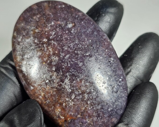Lepidolite Palm Stone
