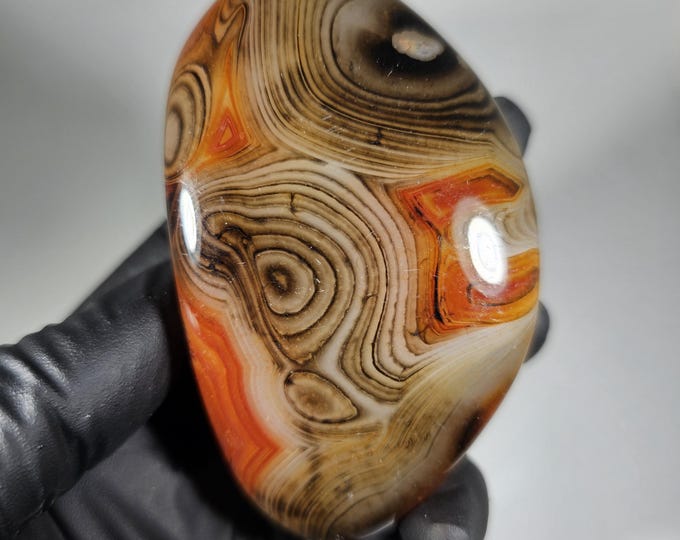 Sardonyx Palm Stone