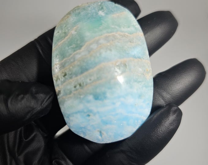 Hemimorphite Palm Stone