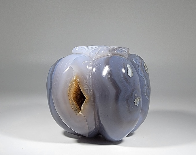 Druzy Agate Pumpkin Carving