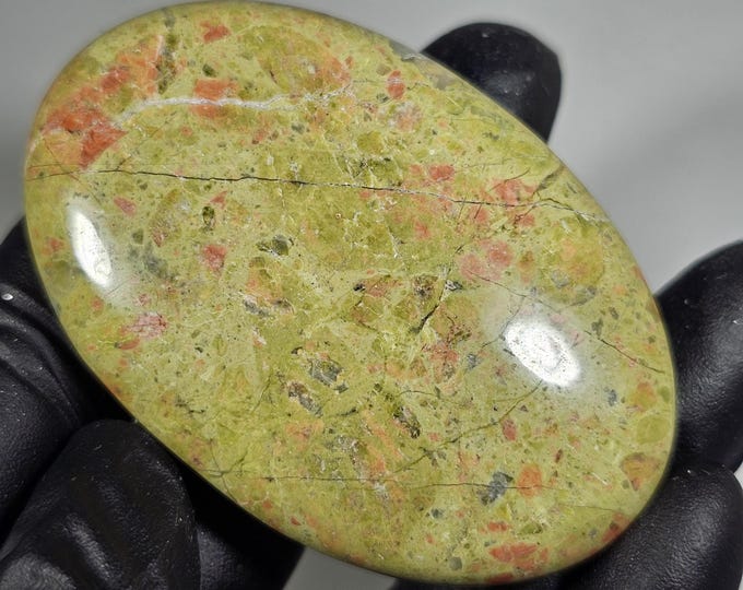 Unakite Palm Stone