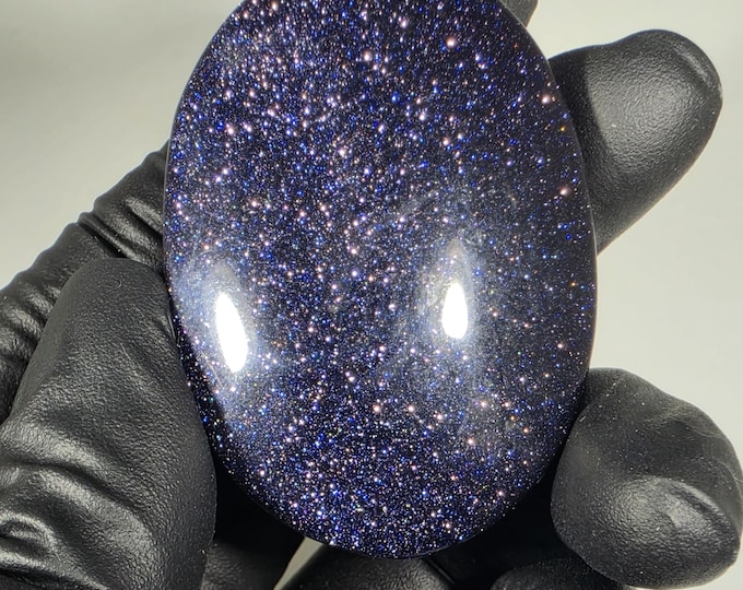 Blue Sandstone Palm Stone