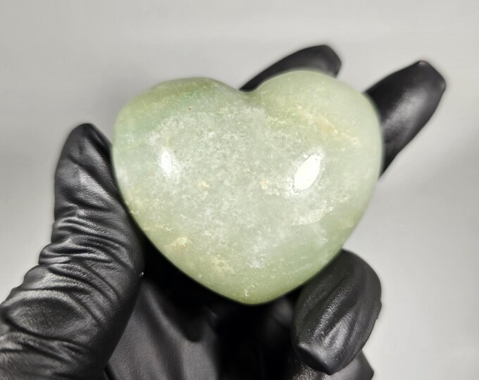 Green Aventurine Heart Carving