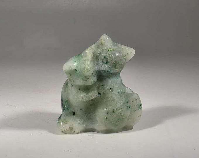 Mini Phoenix Stone Cats Carving 1.4"