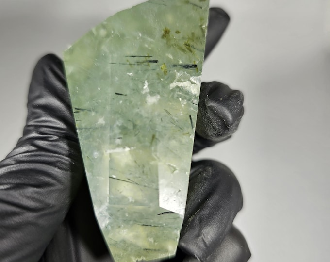 Prehnite with Epidote Freeform