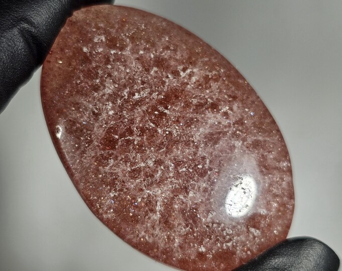 Strawberry Quartz Palm Stone