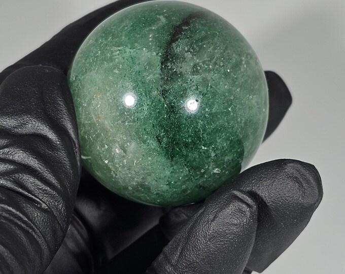 33mm Green Strawberry Quartz Sphere *Imperfect