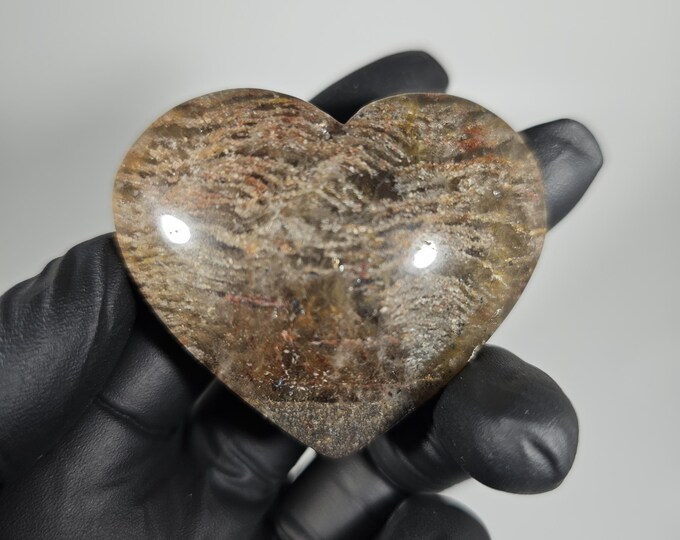 Thousand Layer Garden Quartz Heart