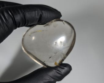 Smoky Quartz Heart Carving *Imperfect