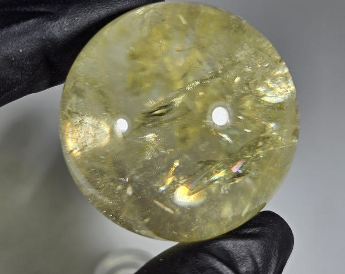 37mm Citrine Sphere *Imperfect