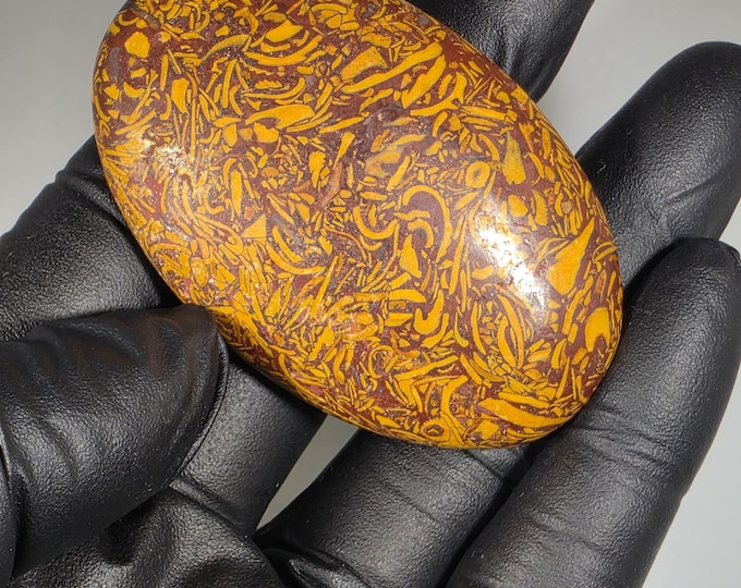 Calligraphy Jasper Palm Stone