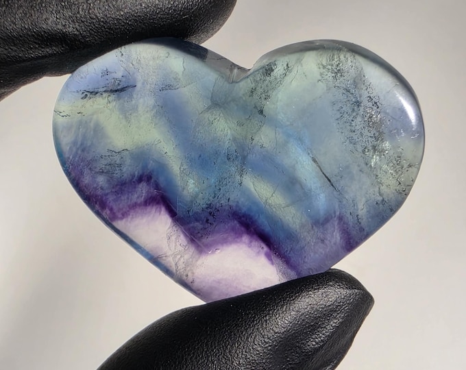 Fluorite Heart Stone
