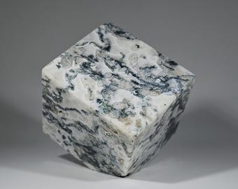 2.2" Moss Agate Cube