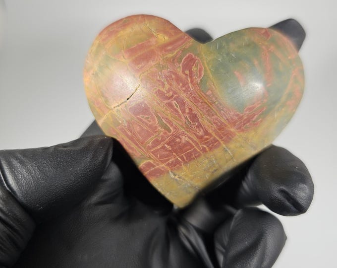 Cherry Creek Jasper Heart Carving