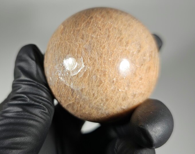 46mm Peach Moonstone Sphere