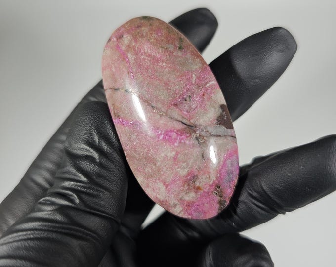 Small Cobalt Calcite Palm Stone
