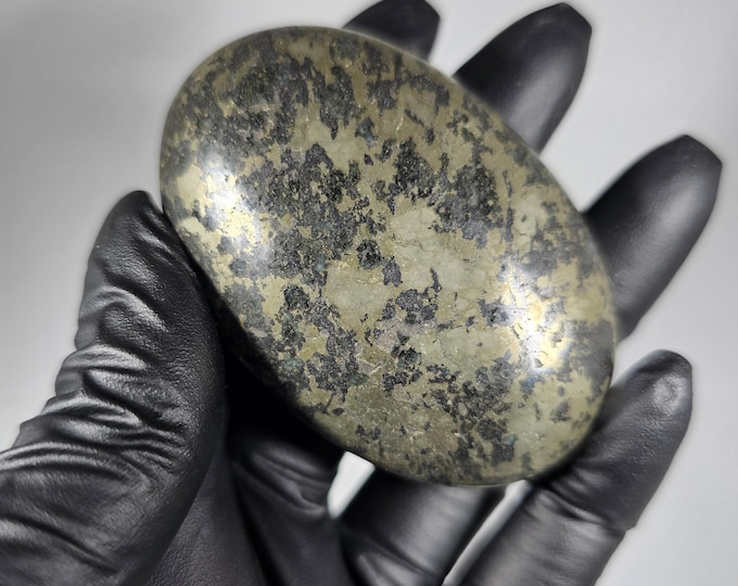 Pyrite Palm Stone