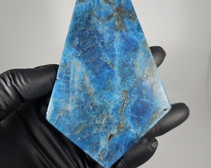 Blue Apatite Slab