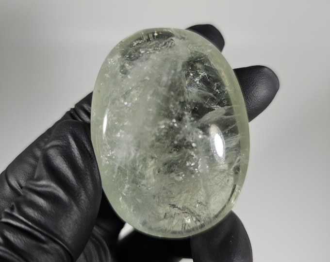Green Amethyst Palm Stone Prasiolite