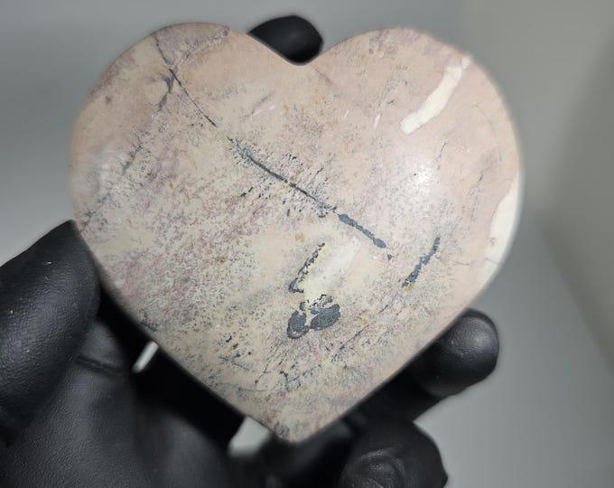 Picture Jasper Heart Palm Stone