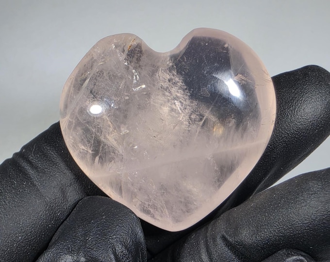 Rose Quartz Heart Stone