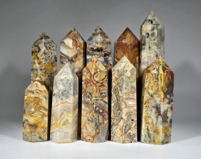 Your Choice Crazy Lace Agate Tower