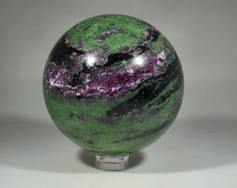 68mm Ruby in Zoisite Sphere